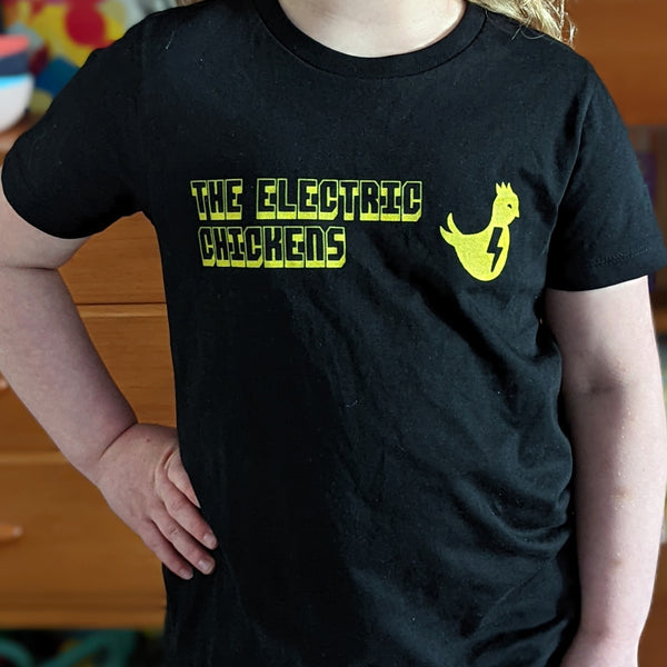 Black and Yellow Electric Chickens Tshirt